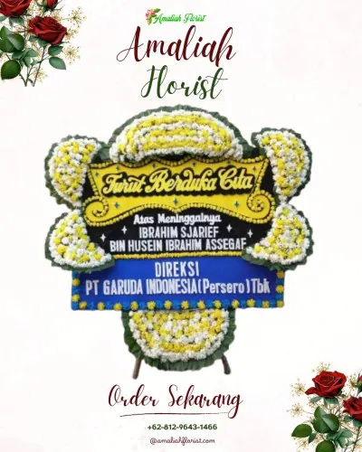 Papan Bunga Duka di Bojongkamal