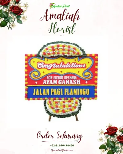 Bunga Papan Congratulation di Bojongkamal